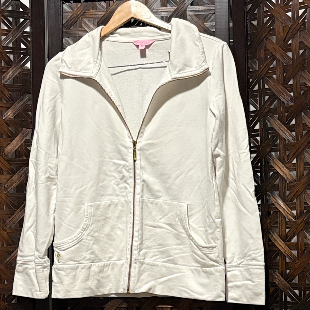 Lilly Pulitzer Leona Zip-Up Hoodie Jacket